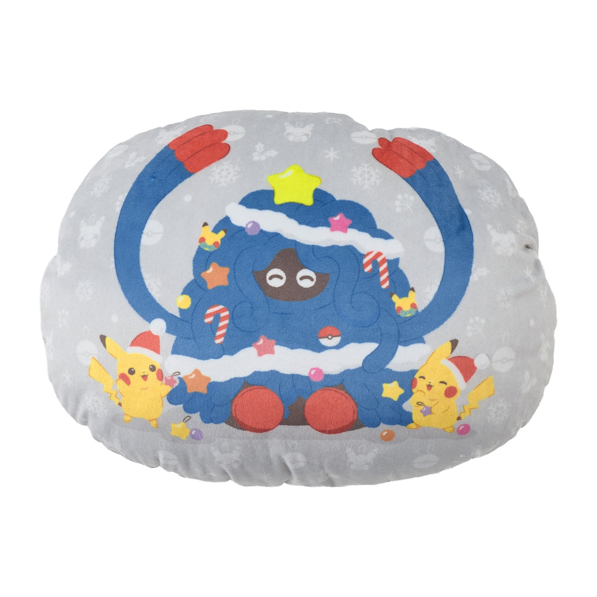 Cushion with Built-in Blanket Christmas JunbiChu! | Pokemon Center Japan