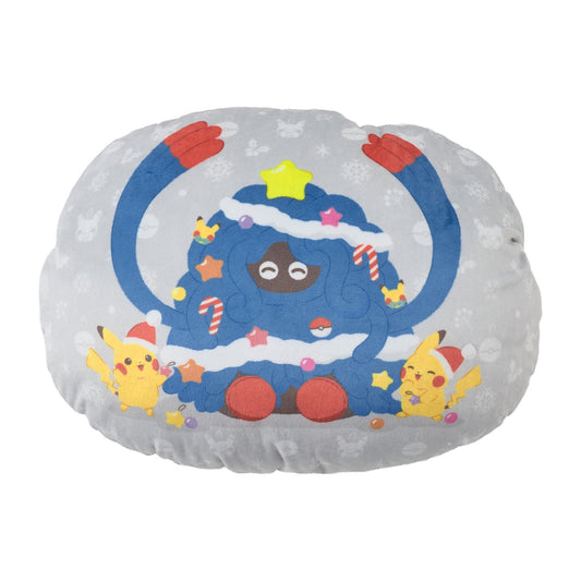 Cushion with Built-in Blanket Christmas JunbiChu! | Pokemon Center Japan