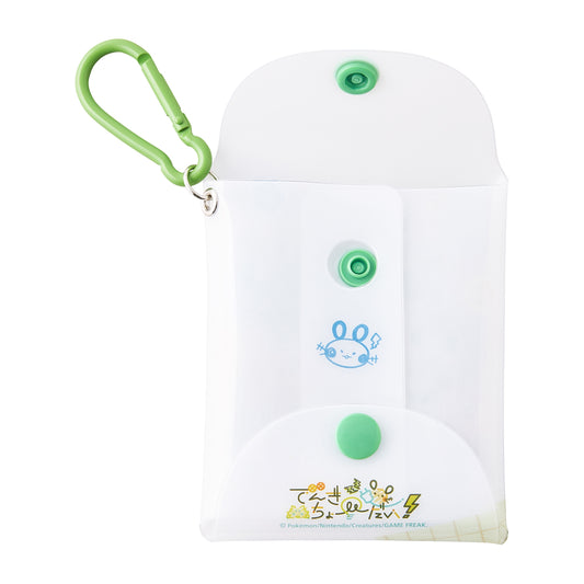 Clear Case with Carabiner Sleeping Give Me Electricity! | Pokémon Center Japan