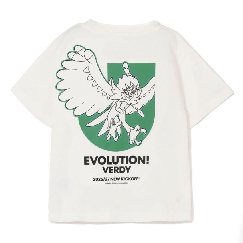 Decidueye T-Shirt White Kids Tokyo Verdy x Pokemon J.League | J.League Online Store