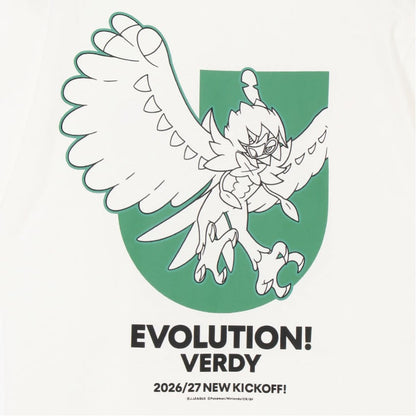 Decidueye T-Shirt White Tokyo Verdy x Pokemon J.League | J.League Online Store
