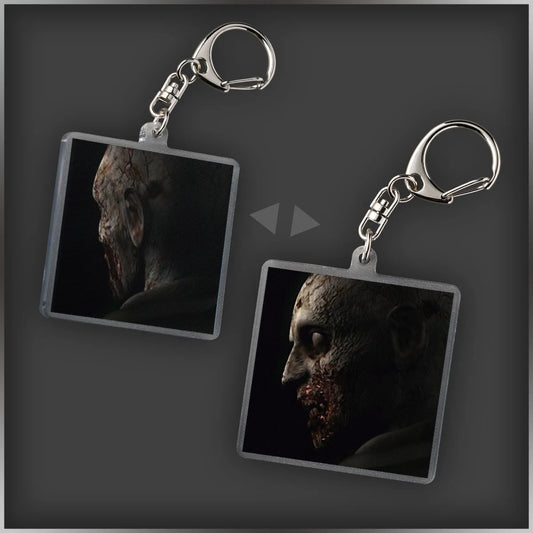 First Zombie Acrylic Lenticular Keychain | The World of Resident Evil 30th Anniversary Exhibition
