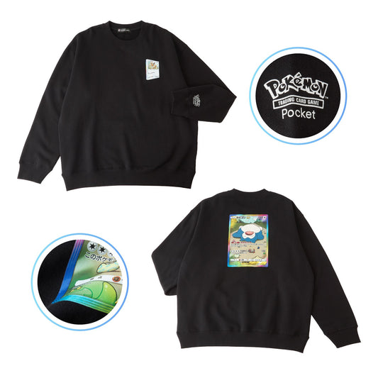Sweatshirt Pokémon Trading Card Game Pocket Eevee & Snolax ex | Pokémon Center Japan