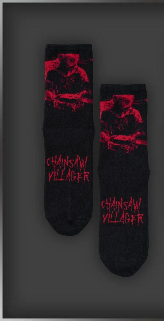Socks Chainsaw Villager | The World of Resident Evil 30th Anniversary Exhibition