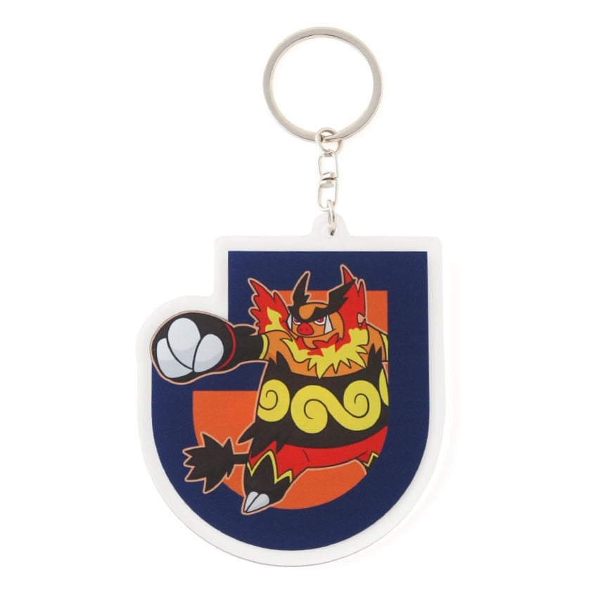 Emboar Keychain RB Omiya Ardija x Pokemon J.League | J.League Online Store