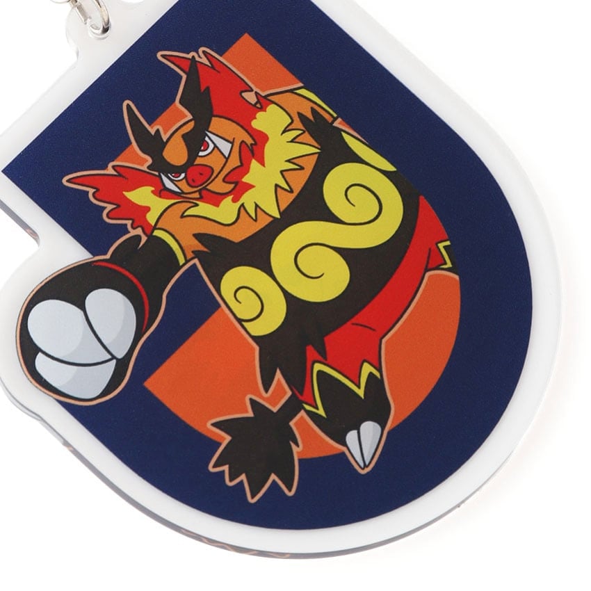 Emboar Keychain RB Omiya Ardija x Pokemon J.League | J.League Online Store