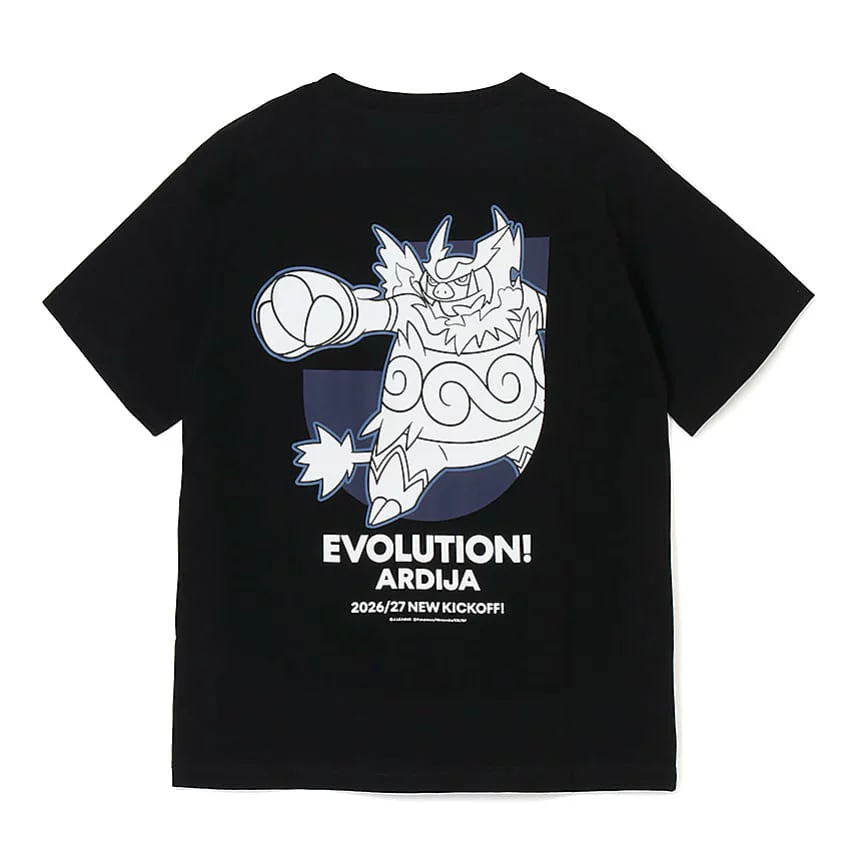 Emboar T-Shirt Black RB Omiya Ardija x Pokemon J.League | J.League Online Store