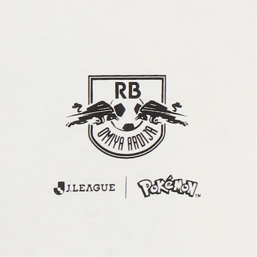 Emboar T-Shirt White Kids RB Omiya Ardija x Pokemon J.League | J.League Online Store