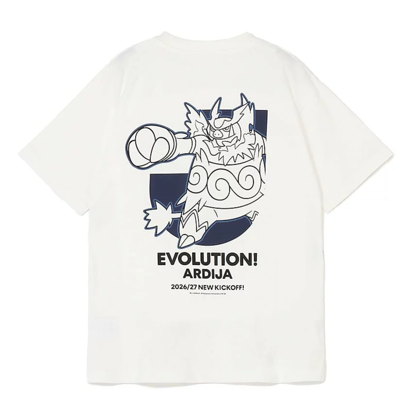 Emboar T-Shirt White RB Omiya Ardija x Pokemon J.League | J.League Online Store