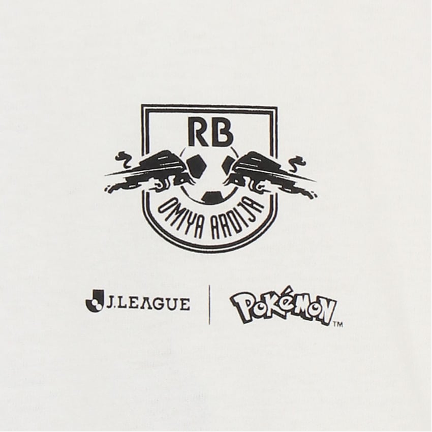 Emboar T-Shirt White RB Omiya Ardija x Pokemon J.League | J.League Online Store