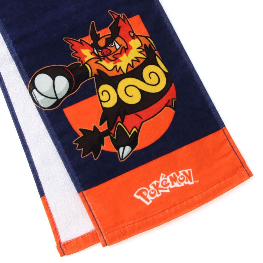Emboar Towel Scarf RB Omiya Ardija x Pokemon J.League | J.League Online Store