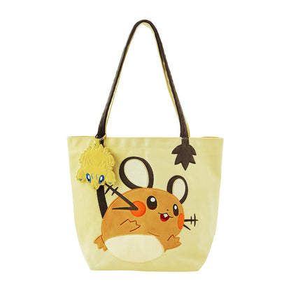 Dedenne and Joltik Tote Bag with a Flat Coin Purse Give Me Electricity! | Pokémon Center Japan