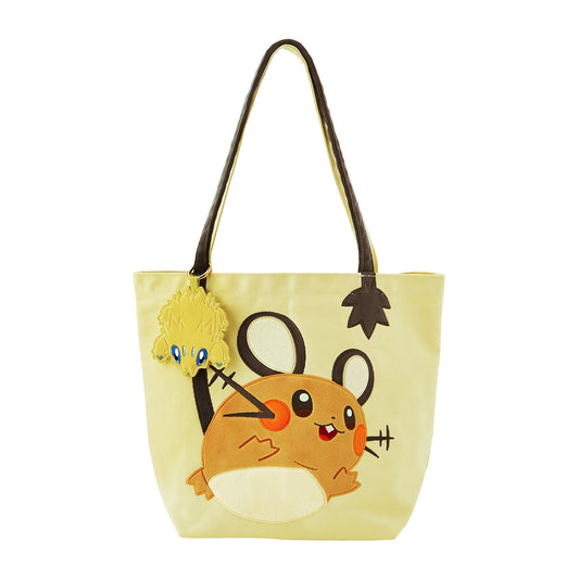 Dedenne and Joltik Tote Bag with a Flat Coin Purse Give Me Electricity! | Pokémon Center Japan