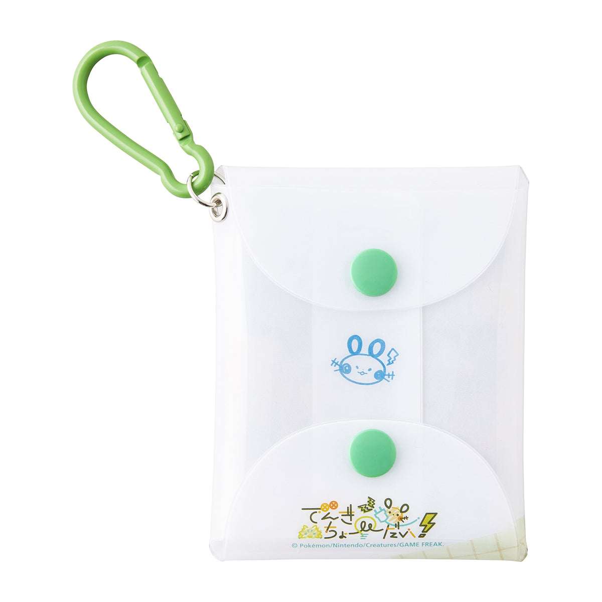 Clear Case with Carabiner Sleeping Give Me Electricity! | Pokémon Center Japan