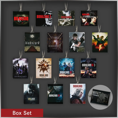 Box Art Keychain Box Set | The World of Resident Evil 30th Anniversary Exhibition