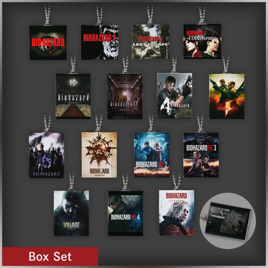 Box Art Keychain Box Set | The World of Resident Evil 30th Anniversary Exhibition