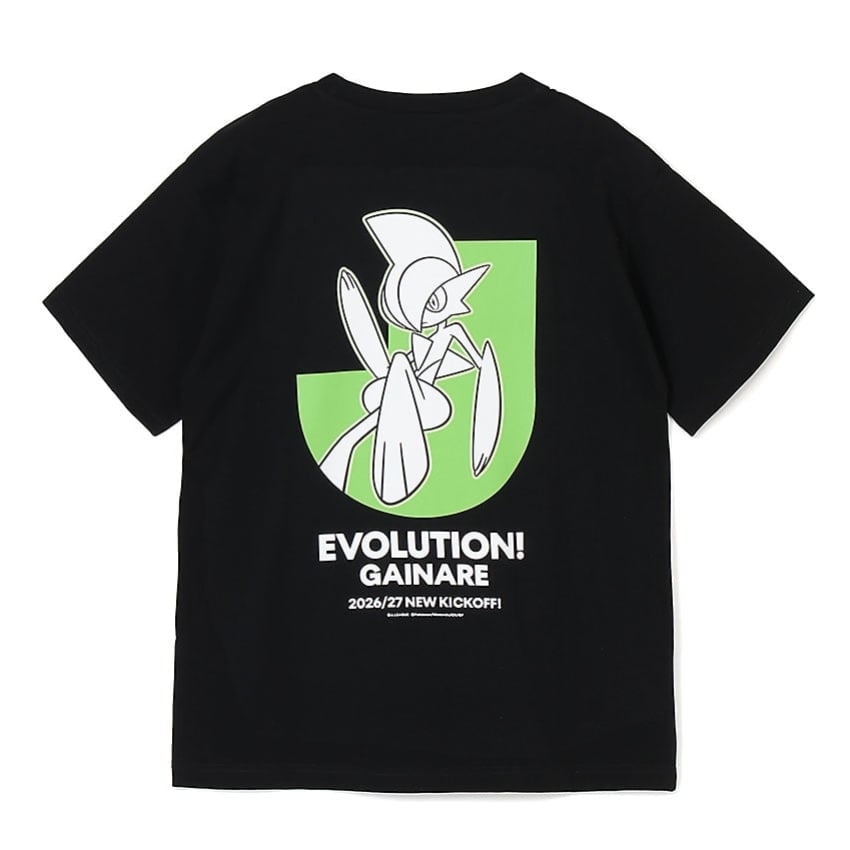 Gallade T-Shirt Black Gainare Tottori x Pokemon J.League | J.League Online Store