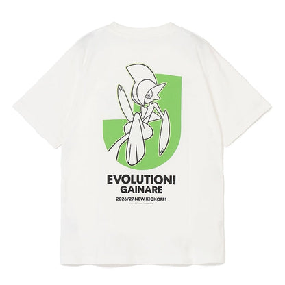 Gallade T-Shirt White Gainare Tottori x Pokemon J.League | J.League Online Store