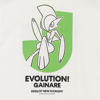 Gallade T-Shirt White Gainare Tottori x Pokemon J.League | J.League Online Store