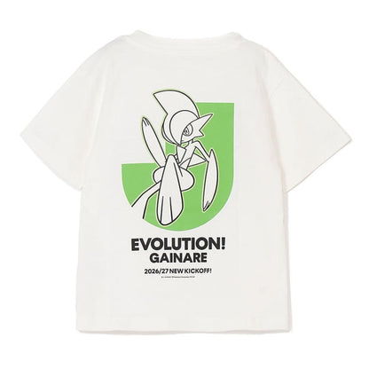 Gallade T-Shirt White Kids Gainare Tottori x Pokemon J.League | J.League Online Store
