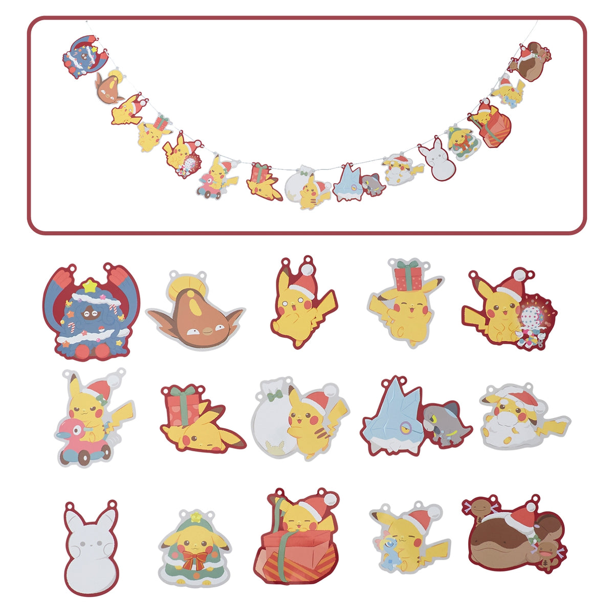 Garland Christmas JunbiChu! | Pokemon Center Japan