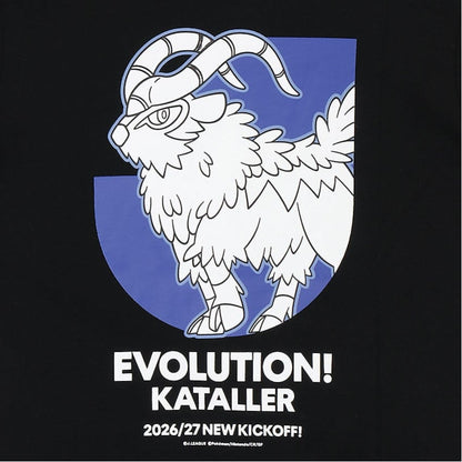 Gogoat T-Shirt Black Kids Kataller Toyama x Pokemon J.League | J.League Online Store