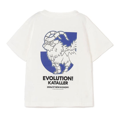 Gogoat T-Shirt White Kids Kataller Toyama x Pokemon J.League | J.League Online Store