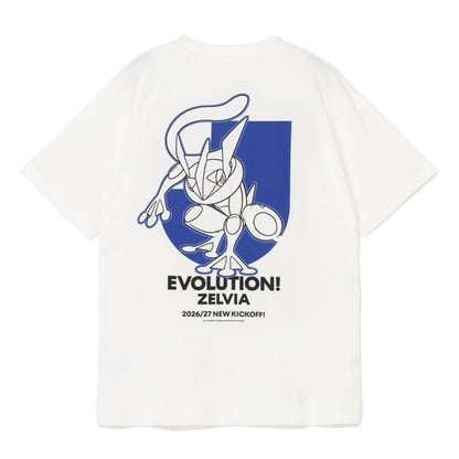 Greninja T-Shirt White FC Machida Zelvia x Pokemon J.League | J.League Online Store