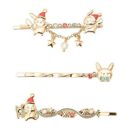 Hair Pins Christmas JunbiChu! | Pokemon Center Japan