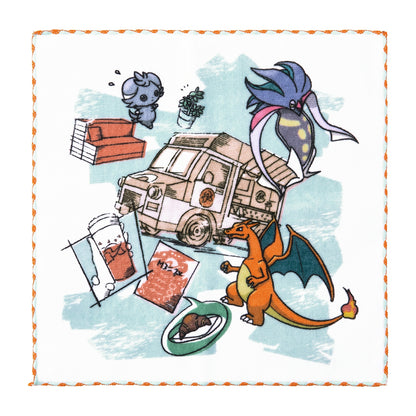 Hand Towel Nouveau Cafe Lumiose Elegant Day LEGENDS Z-A | Pokemon Center Japan