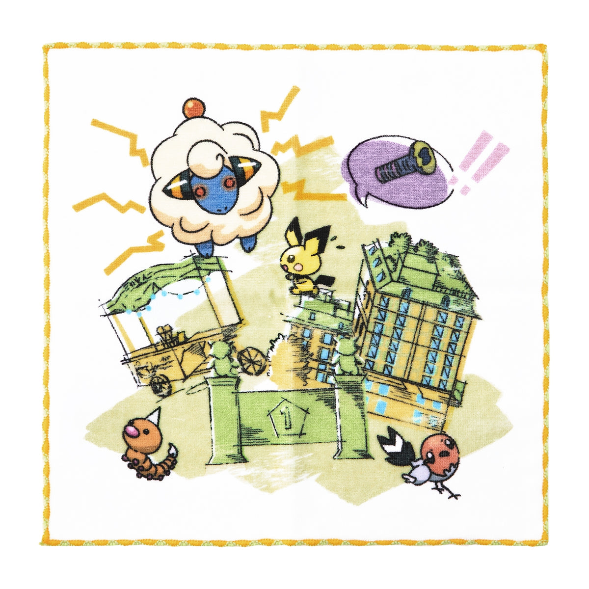 Hand Towel Wild Zone Lumiose Elegant Day LEGENDS Z-A | Pokemon Center Japan