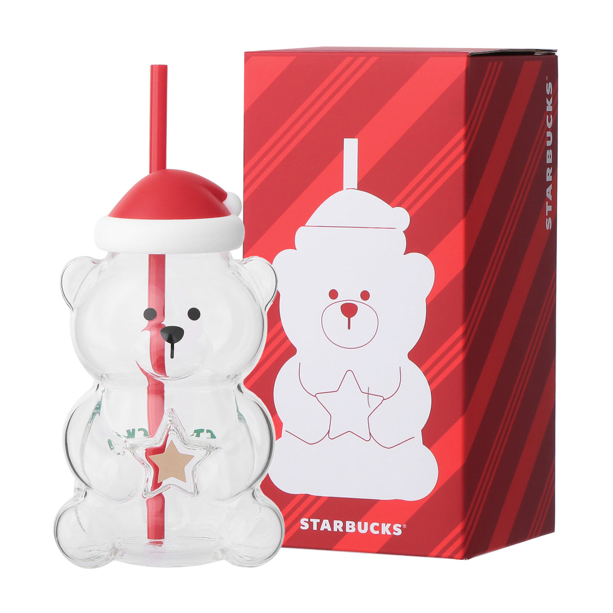 Holiday 2026 Gift Box Glass Tumbler Bearista 473ml | Starbucks Japan
