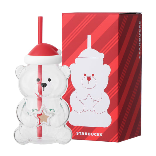 Holiday 2026 Gift Box Glass Tumbler Bearista 473ml | Starbucks Japan