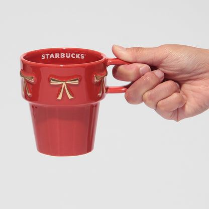 Holiday 2026 Gift Box Stacking Mug 237ml Pair Set | Starbucks Japan