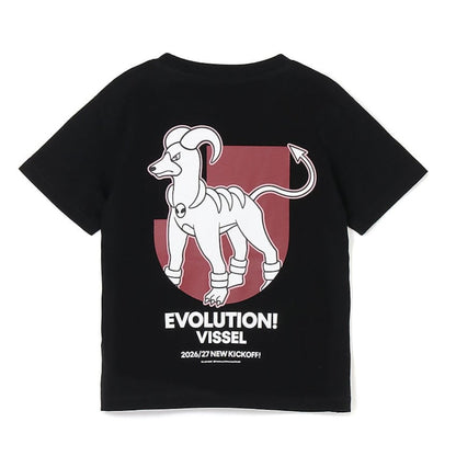Houndoom T-Shirt Black Kids Vissel Kobe x Pokemon J.League | J.League Online Store