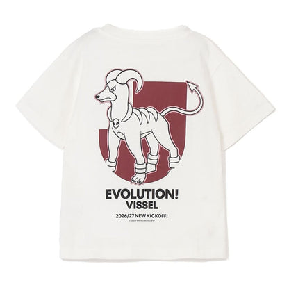 Houndoom T-Shirt White Kids Vissel Kobe x Pokemon J.League | J.League Online Store