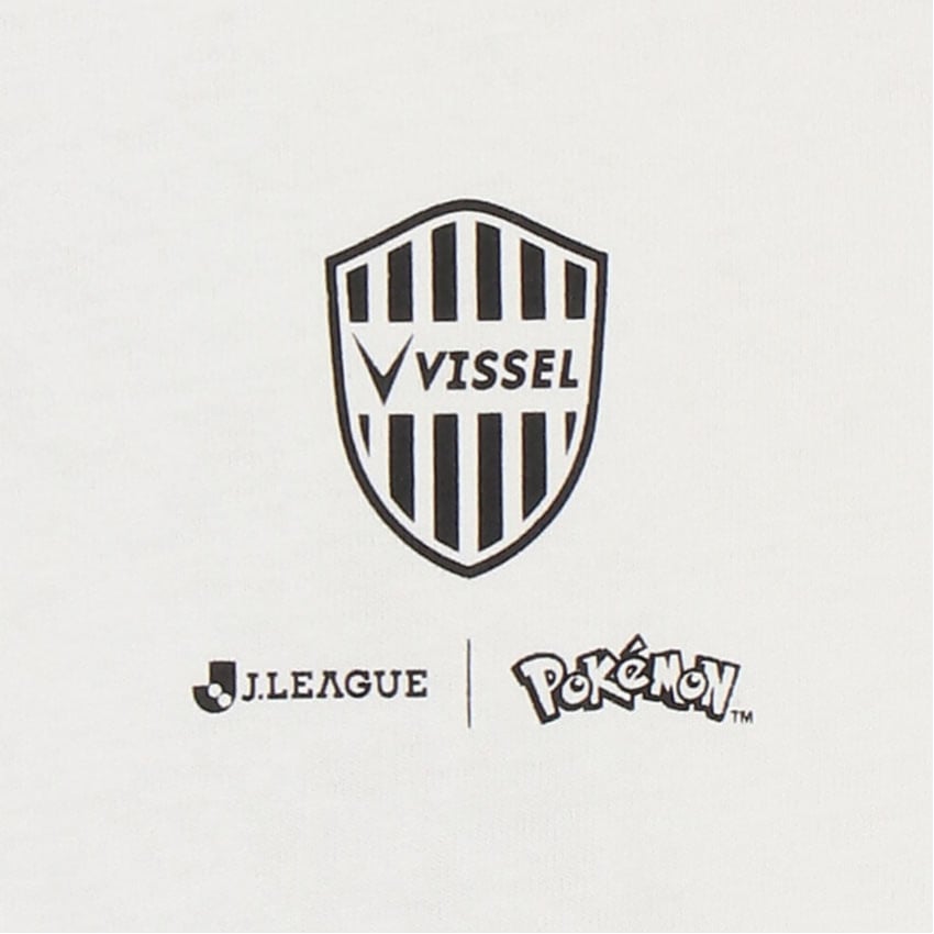 Houndoom T-Shirt White Kids Vissel Kobe x Pokemon J.League | J.League Online Store