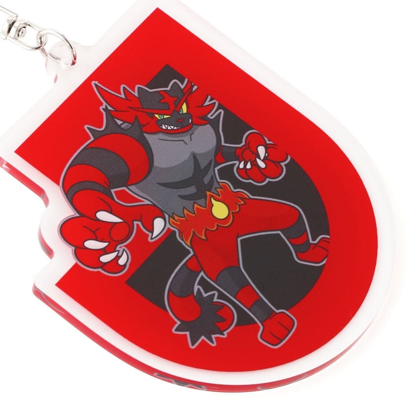 Incineroar Keychain Urawa Reds x Pokemon J.League | J.League Online Store