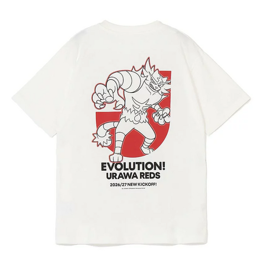 Incineroar T-Shirt White Urawa Reds x Pokemon J.League | J.League Online Store