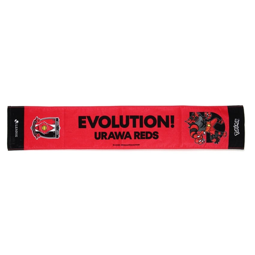 Incineroar Towel Scarf Urawa Reds x Pokemon J.League | J.League Online Store