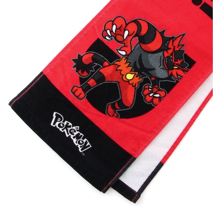 Incineroar Towel Scarf Urawa Reds x Pokemon J.League | J.League Online Store