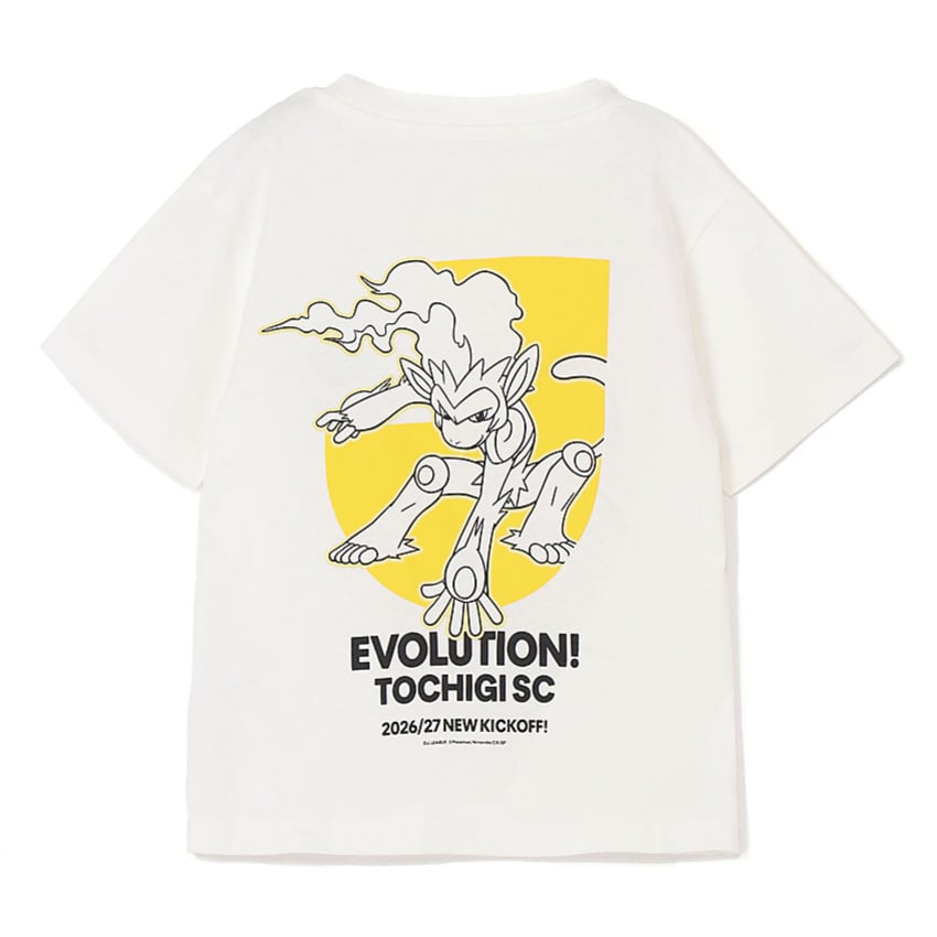 Infernape T-Shirt White Kids Tochigi SC x Pokemon J.League | J.League Online Store