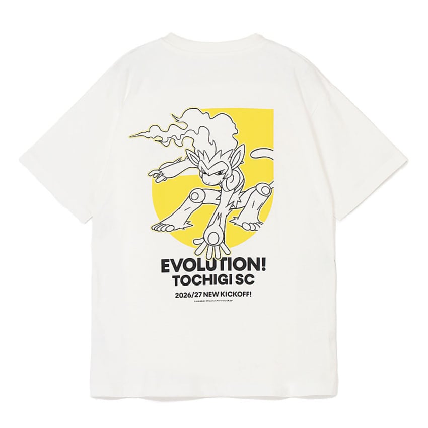 Infernape T-Shirt White Tochigi SC x Pokemon J.League | J.League Online Store