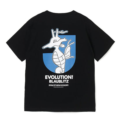 Kingdra T-Shirt Black Blaublitz Akita x Pokemon J.League | J.League Online Store