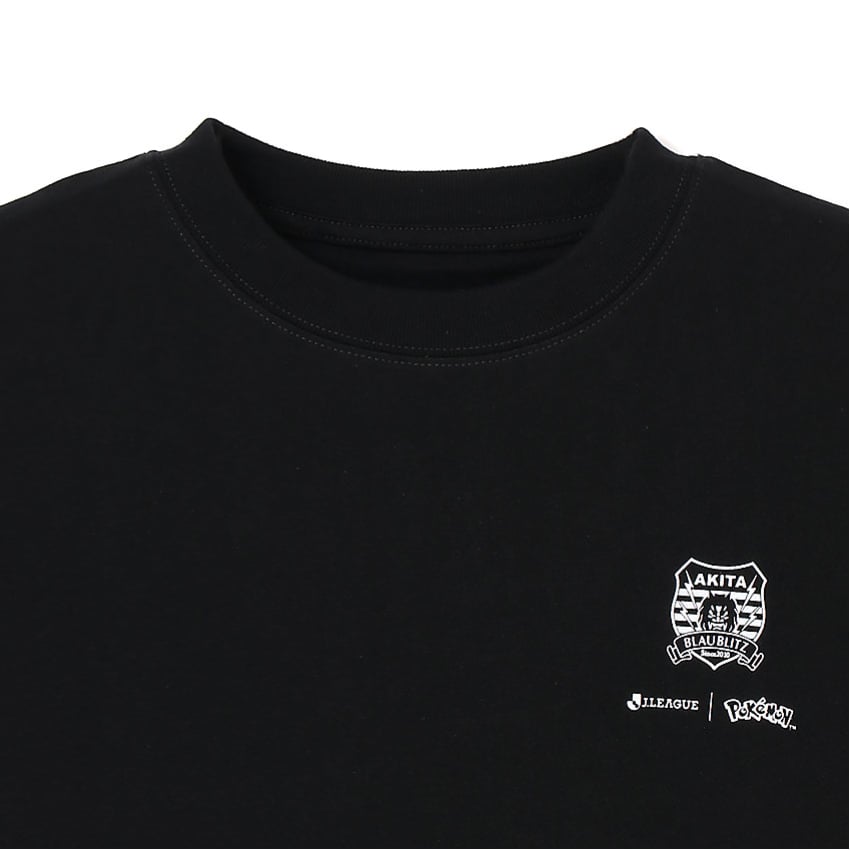 Kingdra T-Shirt Black Kids Blaublitz Akita x Pokemon J.League | J.League Online Store