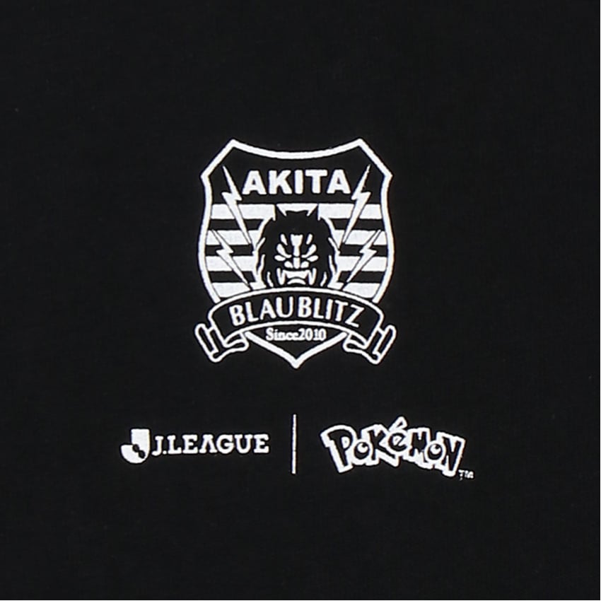 Kingdra T-Shirt Black Kids Blaublitz Akita x Pokemon J.League | J.League Online Store