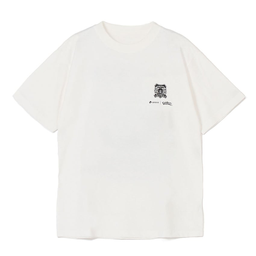 Kingdra T-Shirt White Blaublitz Akita x Pokemon J.League | J.League Online Store