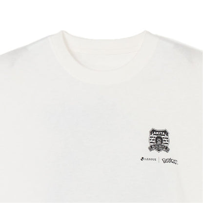Kingdra T-Shirt White Blaublitz Akita x Pokemon J.League | J.League Online Store