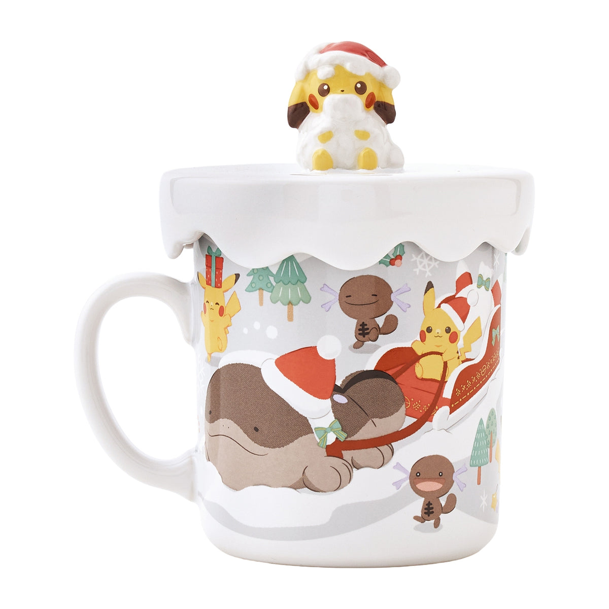 Lidded Mug Christmas JunbiChu! | Pokemon Center Japan
