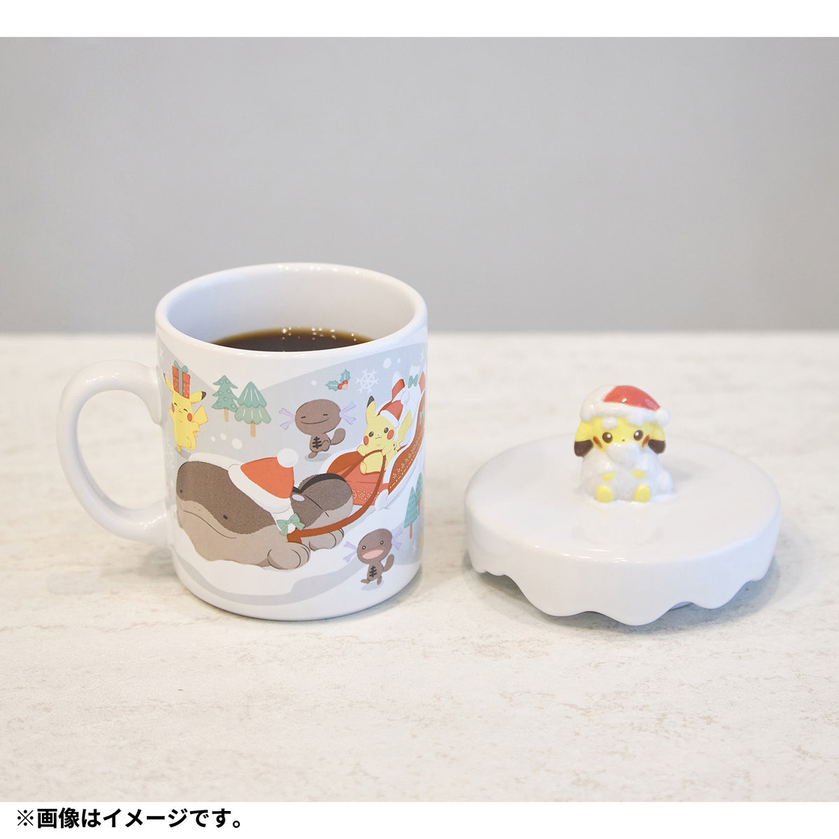 Lidded Mug Christmas JunbiChu! | Pokemon Center Japan